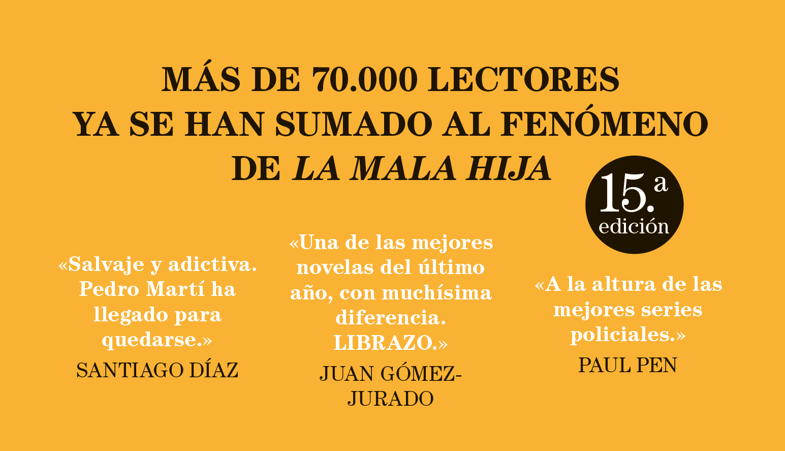 La mala hija Pedro martí
